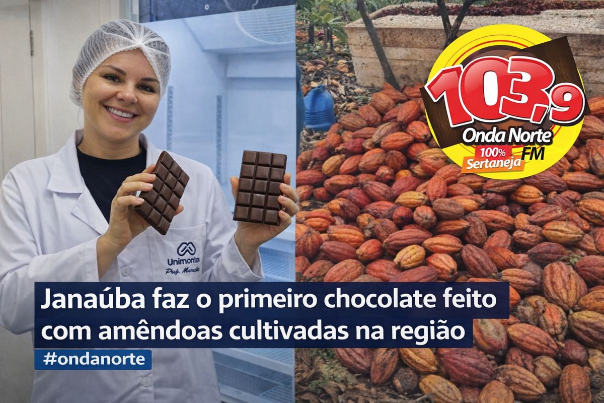 Janaúba faz o primeiro chocolate cultivado com Amêndoas da região